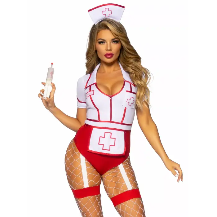 Sexy nurse costume LEG AVENUE D-242013, size M Photo 4