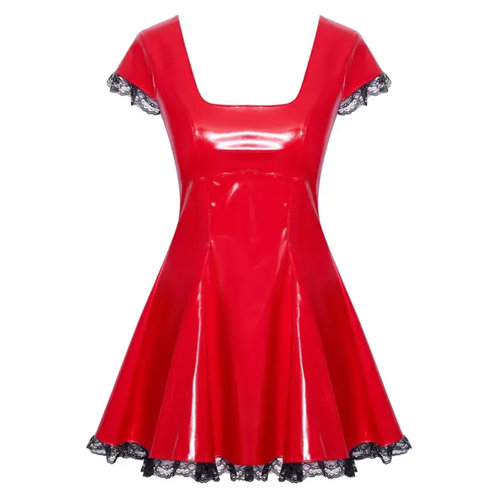 Платье black level Vinyl Dress red L Photo 6