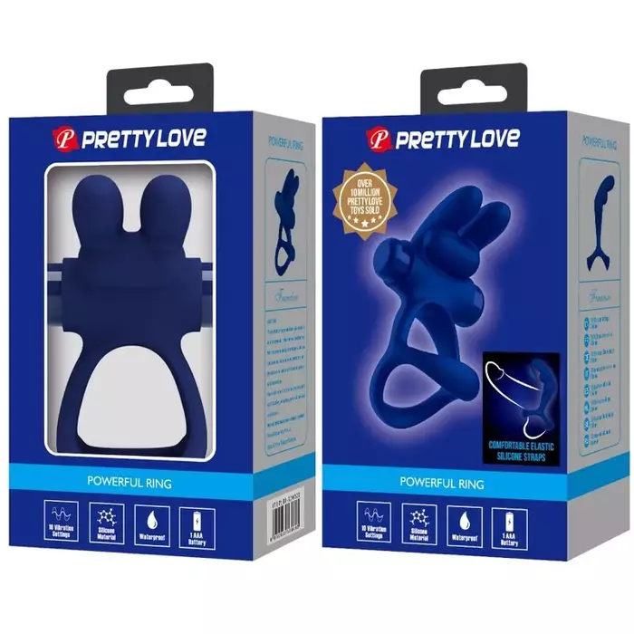 Vibrating double ring rabbit pretty love D-239945 Photo 10