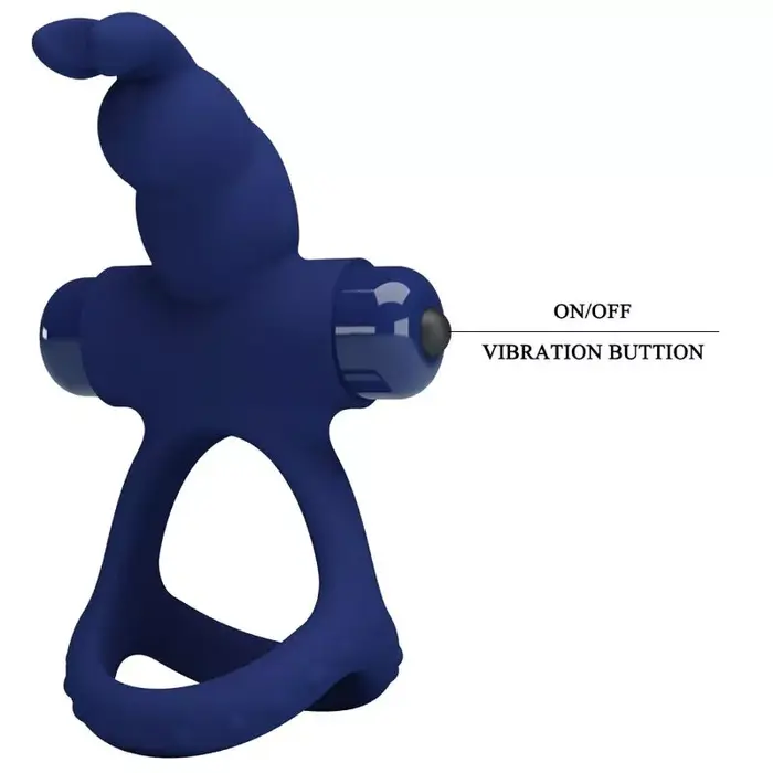 Vibrating double ring rabbit Pretty Love Luchito Photo 8