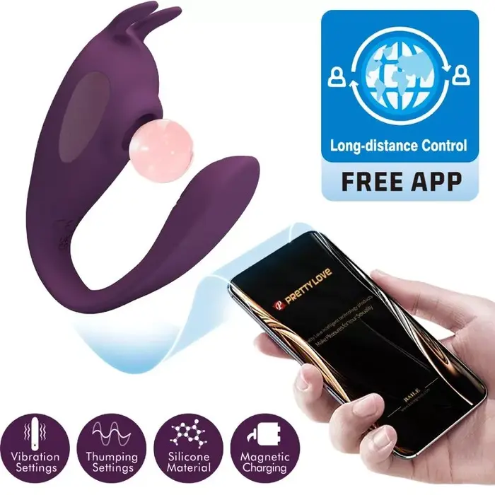 Vibrator & Stimulator pretty love SHEY — app-controlled Photo 8