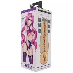 Masturbator Fleshlight Fantasy Sasha Nakam, purple torch, Superskin sleeve, 25 cm length, removable sleeve
