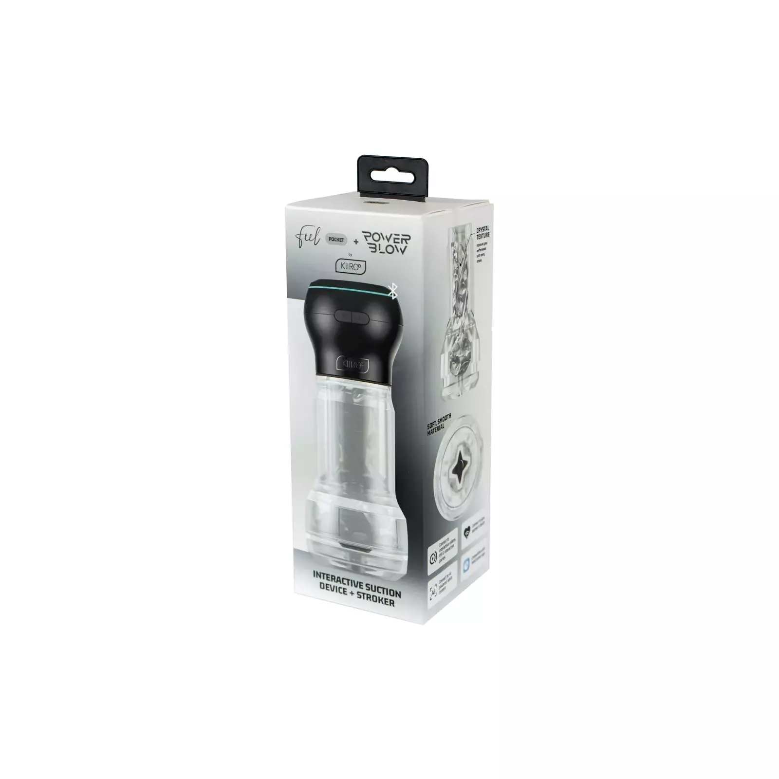 Мастурбатор Kiiroo PowerBlow+Pocket Crystal Strok Photo 1