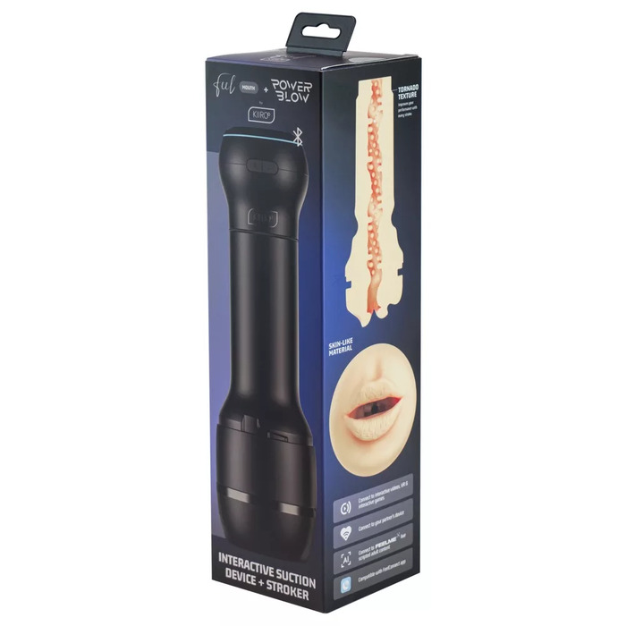 Мастурбатор Kiiroo PowerBlow+Feel Mouth Stroker Photo 1