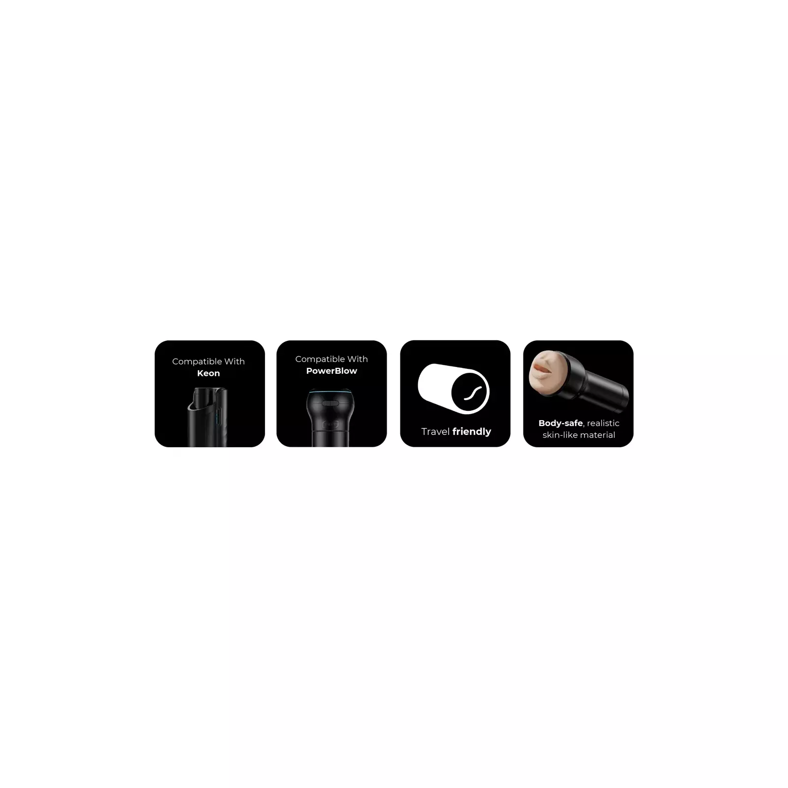 Мастурбатор Kiiroo PowerBlow+Feel Mouth Stroker Photo 4