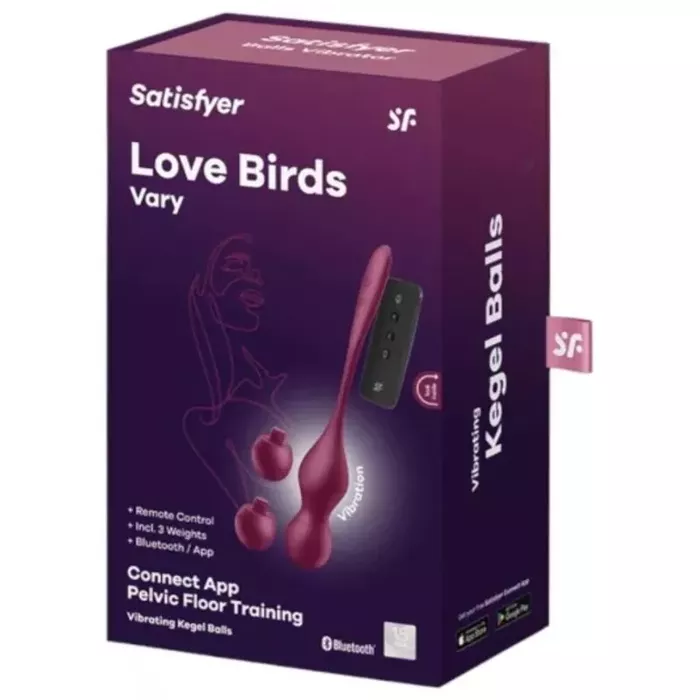 Anal beads SATISFYER Love Birds Vary — vibrating, app-controlled Photo 5