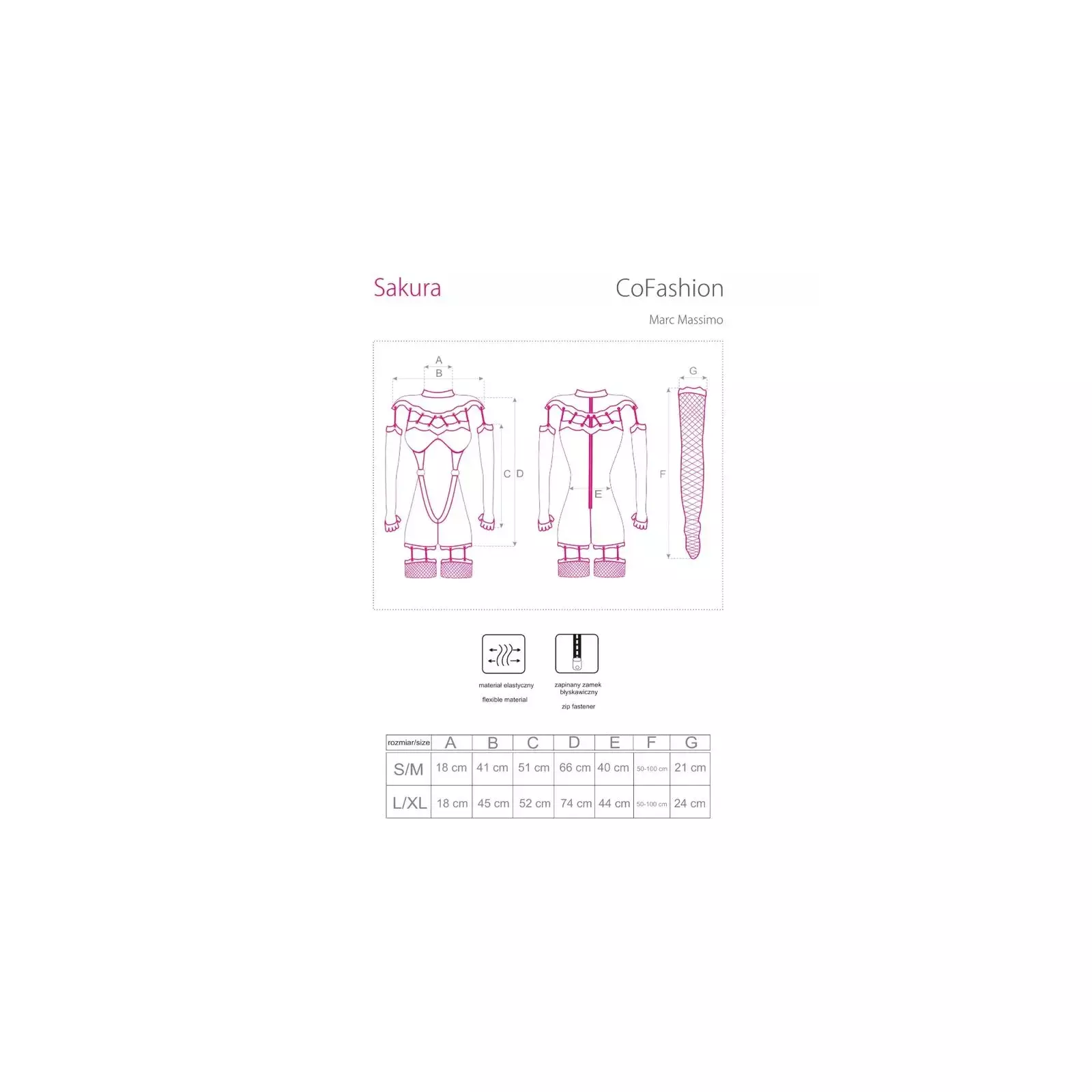 Комбинезон LIVCO CORSETTI FASHION S/M Sakura CF 90357 Photo 4