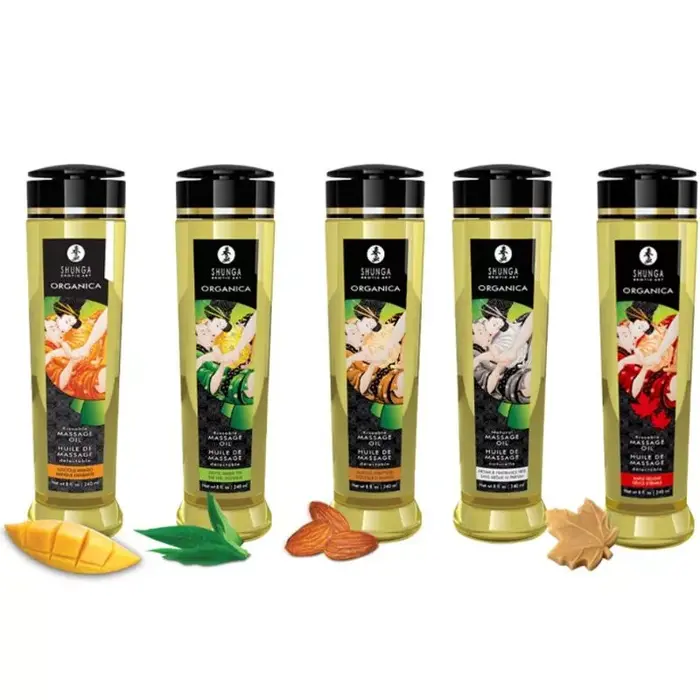 Masāžas eļļa SHUNGA Organic Massage Oil Mango 240 ml Photo 2