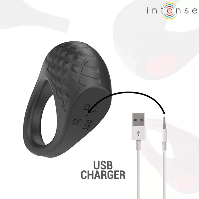 Penis ring INTENSE Clover vibrator — 10 modes Photo 7