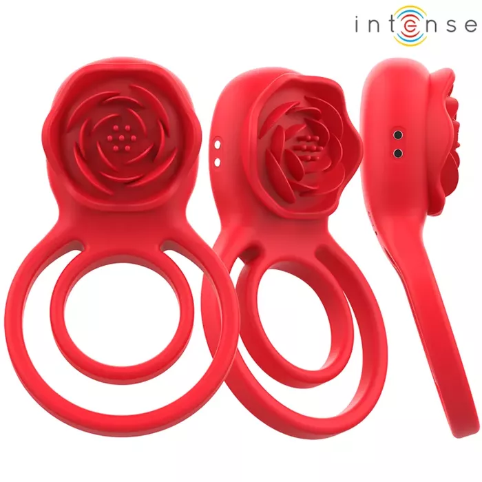 Vibrators INTENSE Gail Stimulator Rose — 10 režīmi, tālvadība Photo 3