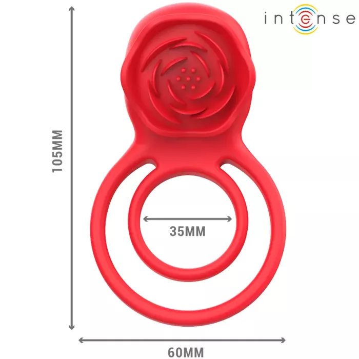 Vibrators INTENSE Gail Stimulator Rose — 10 režīmi, tālvadība Photo 4