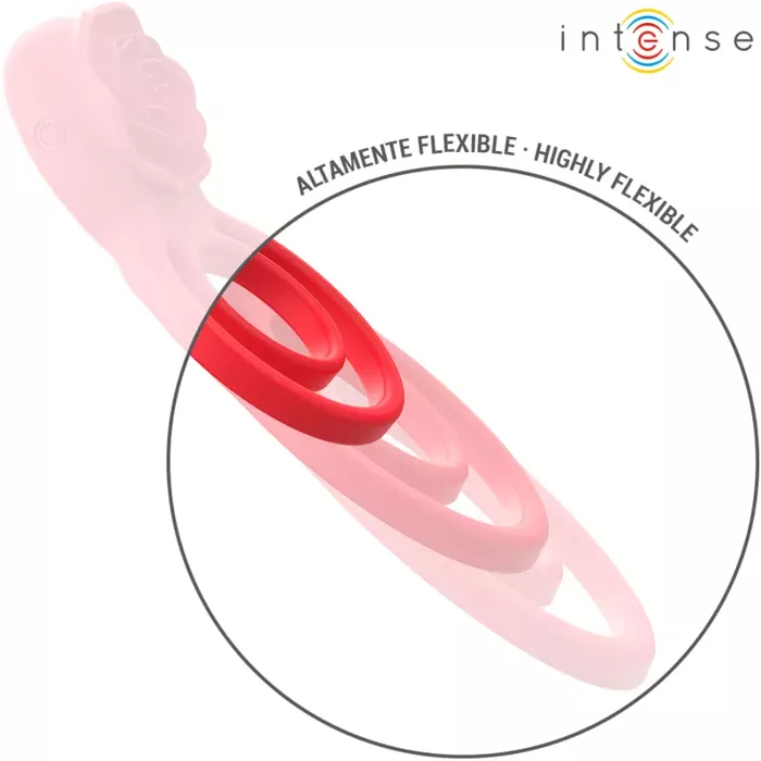 Vibrators INTENSE Gail Stimulator Rose — 10 režīmi, tālvadība Photo 5