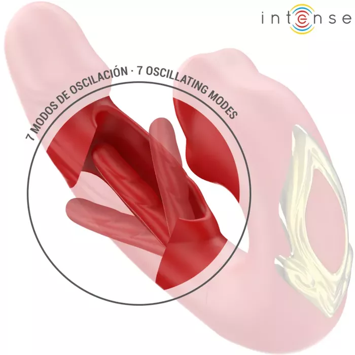 INTENSE NATHY Double Vibrator - Red Photo 3