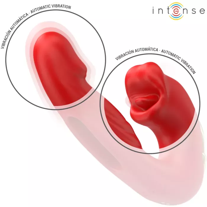 INTENSE NATHY Double Vibrator - Red Photo 5