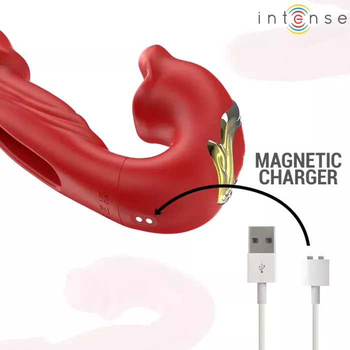 INTENSE NATHY Double Vibrator - Red Photo 6