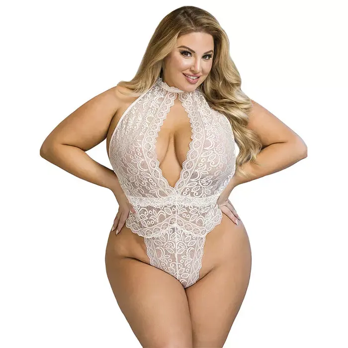 Кружевной боди SUBBLIME 953850 — белое S/M Photo 3