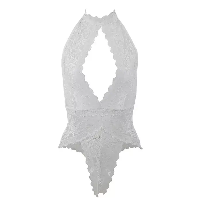 Кружевной боди SUBBLIME 953850 — белое S/M Photo 5