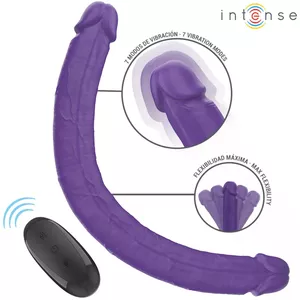 Double Vibrator INTENSE GUNTER 40 cm Silicone Purple