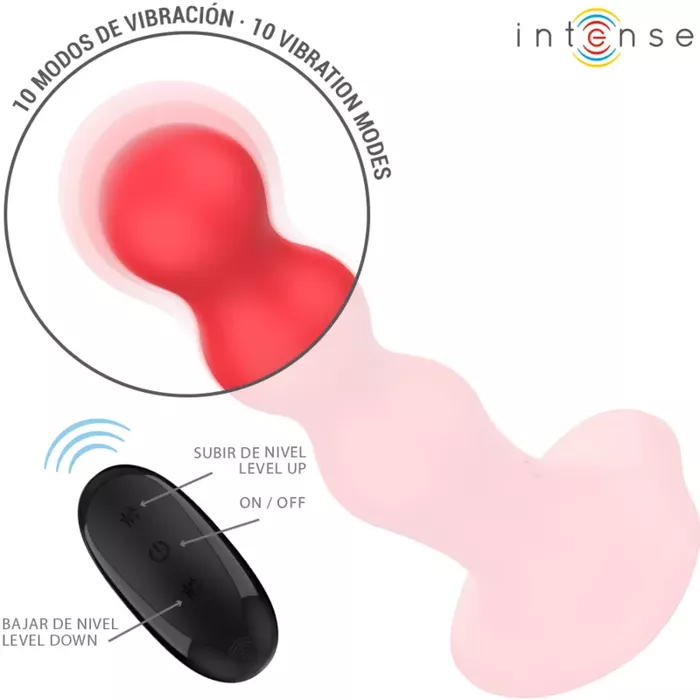 Vibrators INTENSE Cody ar piesūcekni un tālvadi Photo 3