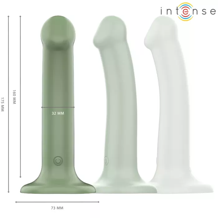 Вибратор INTENSE Becca — силикон, присоска, пульт Photo 2