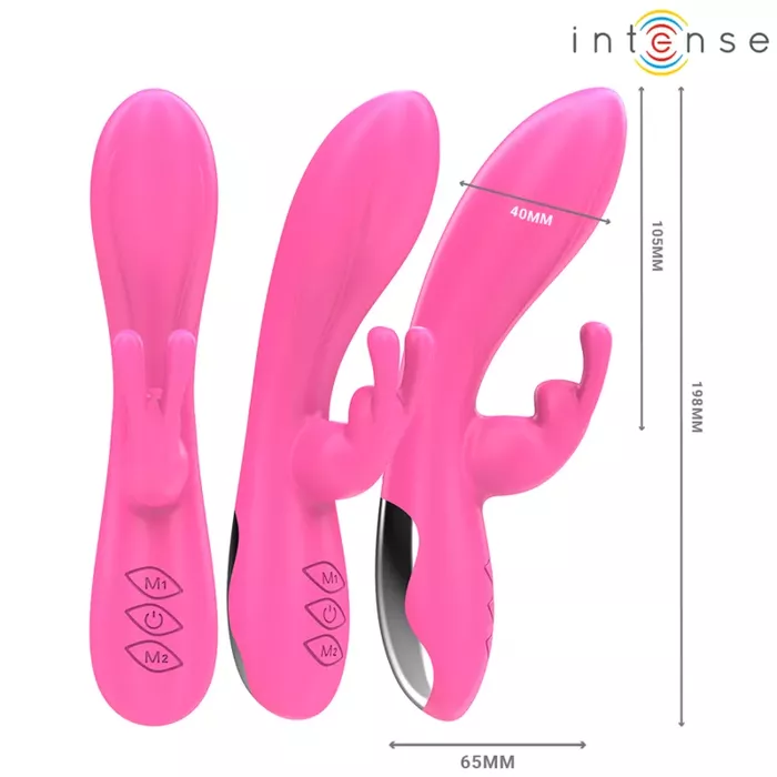 Vibrator INTENSE Randall Rabbit — silicone, rechargeable Photo 2