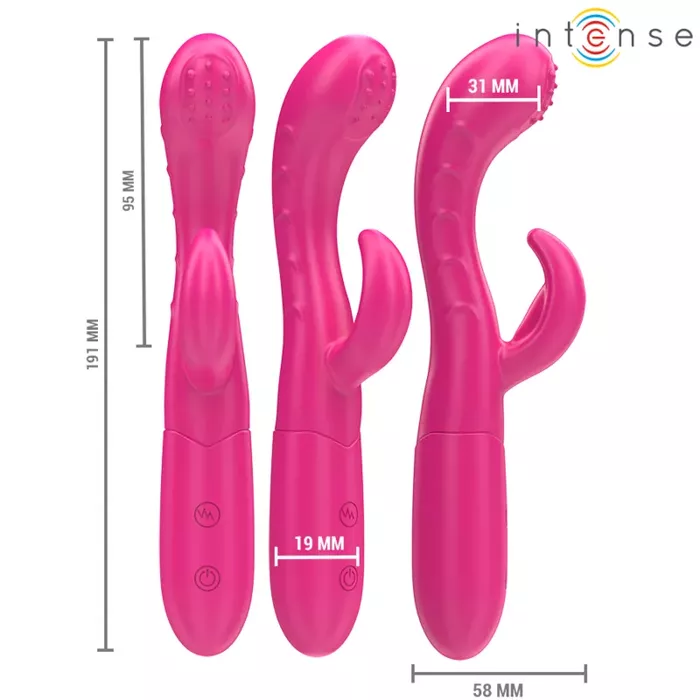 Vibrators INTENSE Amara — silikons, stimulējoša mēlīte Photo 2