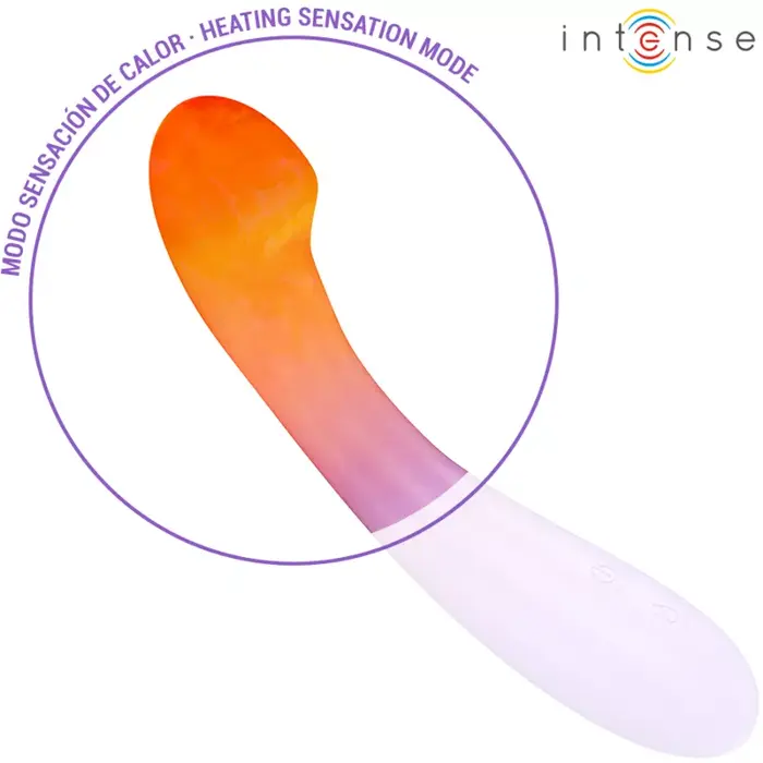 Vibrators INTENSE Becky — 19 cm sasildāms silikons Photo 3