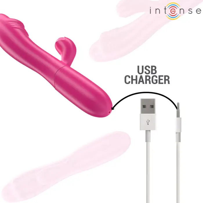 Vibrators INTENSE Ivy — elastīgs silikons, 10 režīmi Photo 6