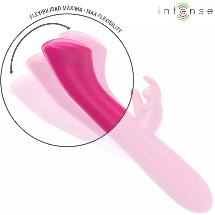 Trusīti-vibrators INTENSE Julieta — silikons, 18,6 cm Photo 4