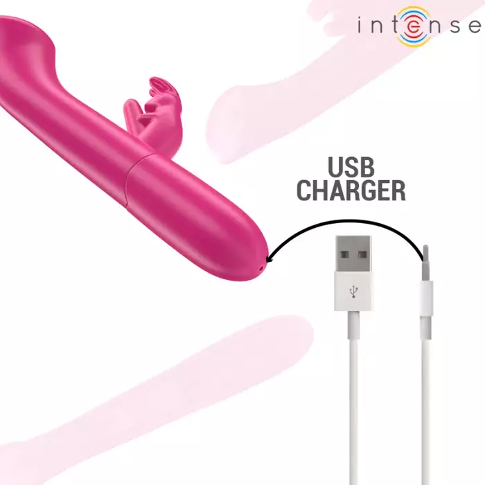 Trusīti-vibrators INTENSE Julieta — silikons, 18,6 cm Photo 6