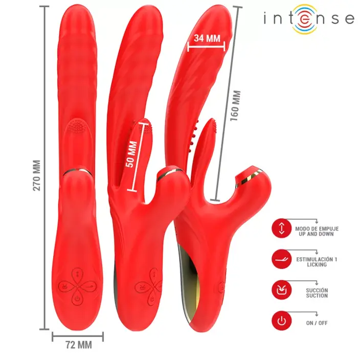 Vibrator INTENSE Karol — multifunctional Photo 2