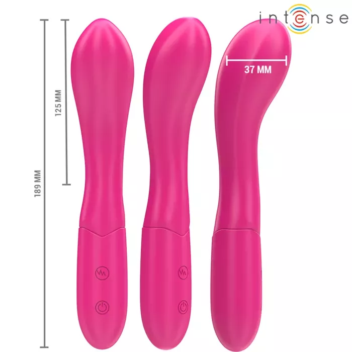 Vibrators INTENSE Lisette — 19 cm, 10 režīmi Photo 2