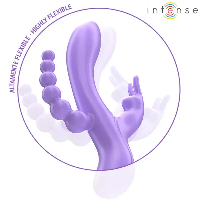 Vibrators INTENSE MIKO Triple truša — 7 vibrācijas Photo 3