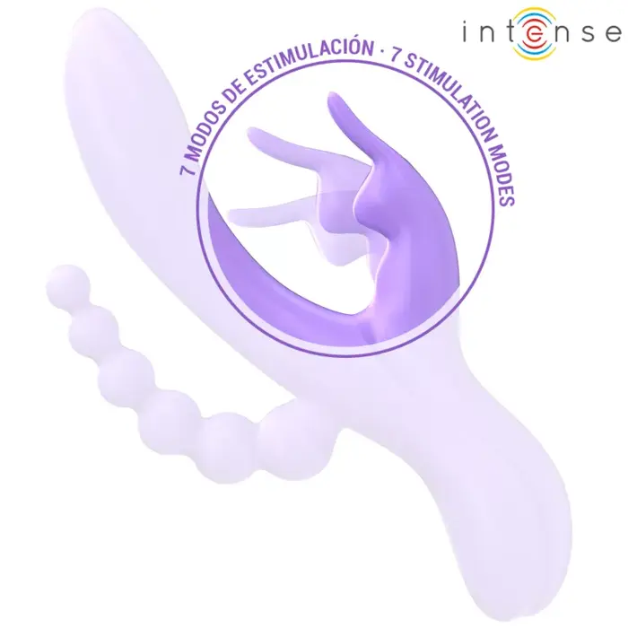 Vibrators INTENSE MIKO Triple truša — 7 vibrācijas Photo 5