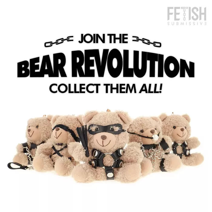 Plīša lācītis ar fiksāciju FETISH SUBMISSIVE REBEL TOYS TED Modelis 2 Photo 7