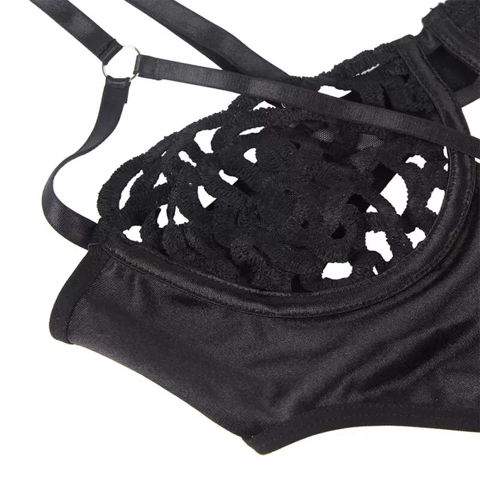 Боди SUBBLIME 954055 — черное кружево S/M Photo 7