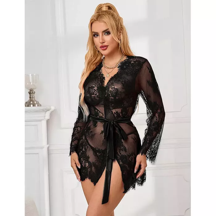 Nightgown SUBBLIME 953751 — lace black S/M Photo 5