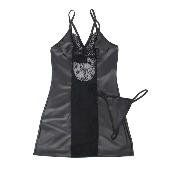 Leather dress with thong SUBBLIME 954178 Photo 5