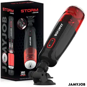 Automātiska vagināla masturbatora JAMYJOB STORM — 10 rotācijas un stūmiena režīmi
