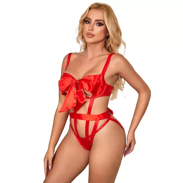 SUBBLIME D-242226 ажурный бодистокинг красный L/XL Photo 3
