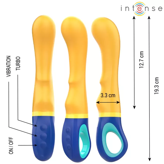 Vibrator INTENSE Shaggy G-Spot — silicone targeted design Photo 3
