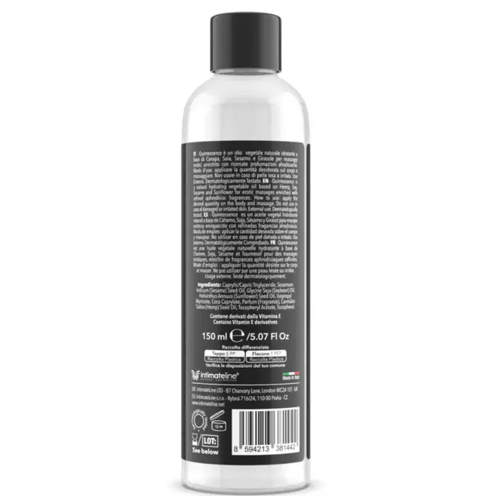 Massage oil INTIMATELINE LUXURIA Sugar Cloud 150 ml Photo 3