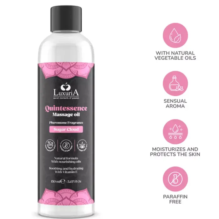 Massage oil INTIMATELINE LUXURIA Sugar Cloud 150 ml Photo 4