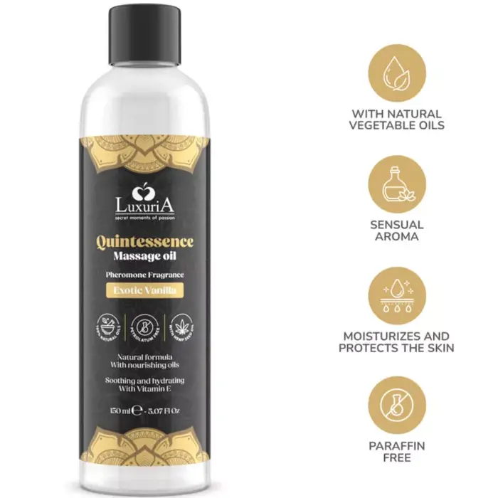 Masāžas eļļa INTIMATELINE LUXURIA Vanilla Exotic 150 ml Photo 4