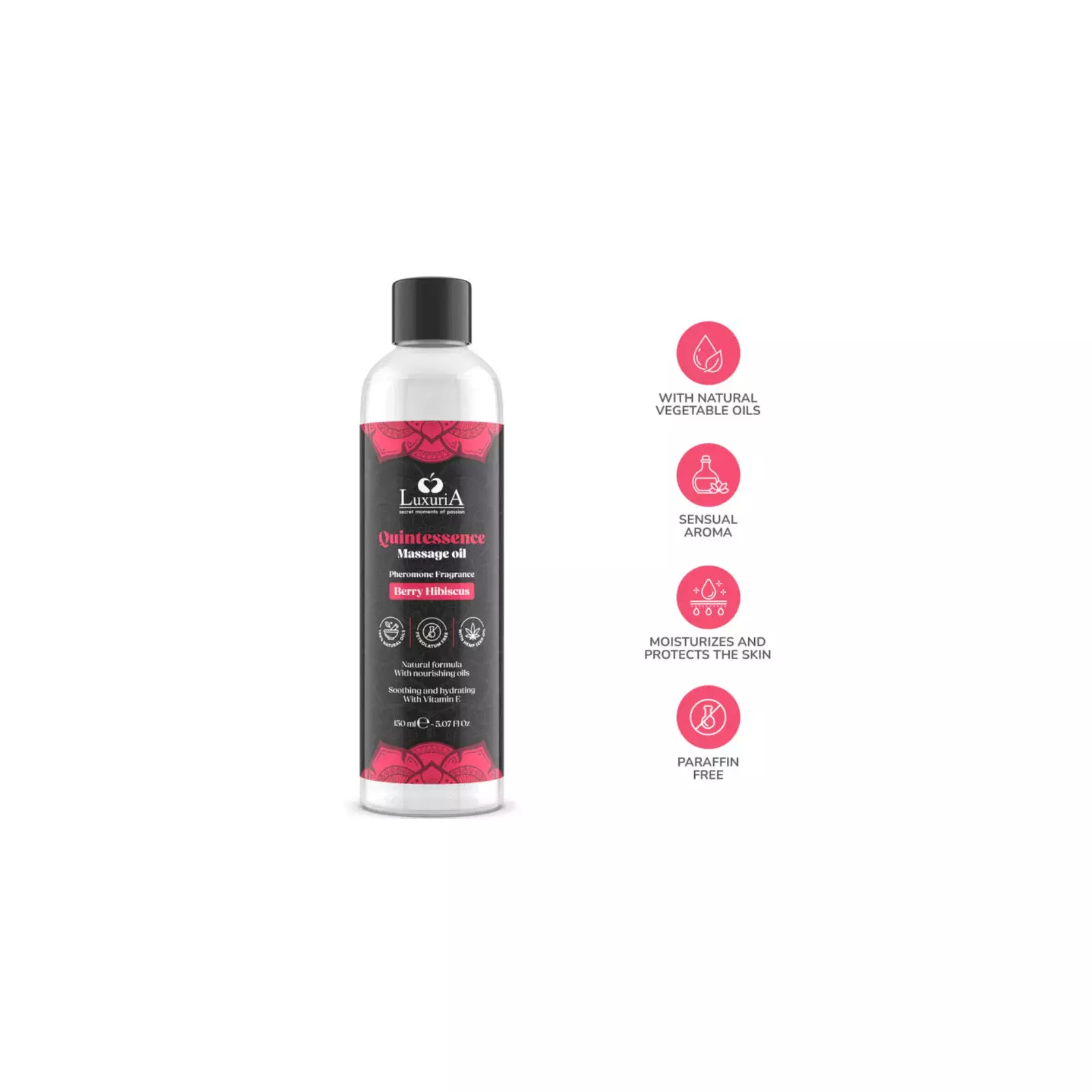 INTIMATELINE LUXURIA Massage Oil Berry 150 ML Photo 4