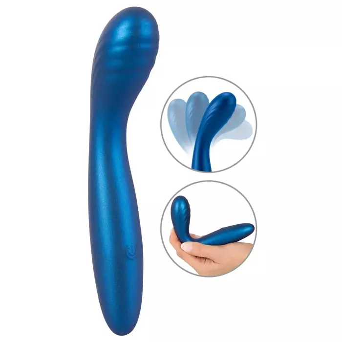 Vibrator sweet smile Flexible G-Spot — silicone, 18 cm Photo 2