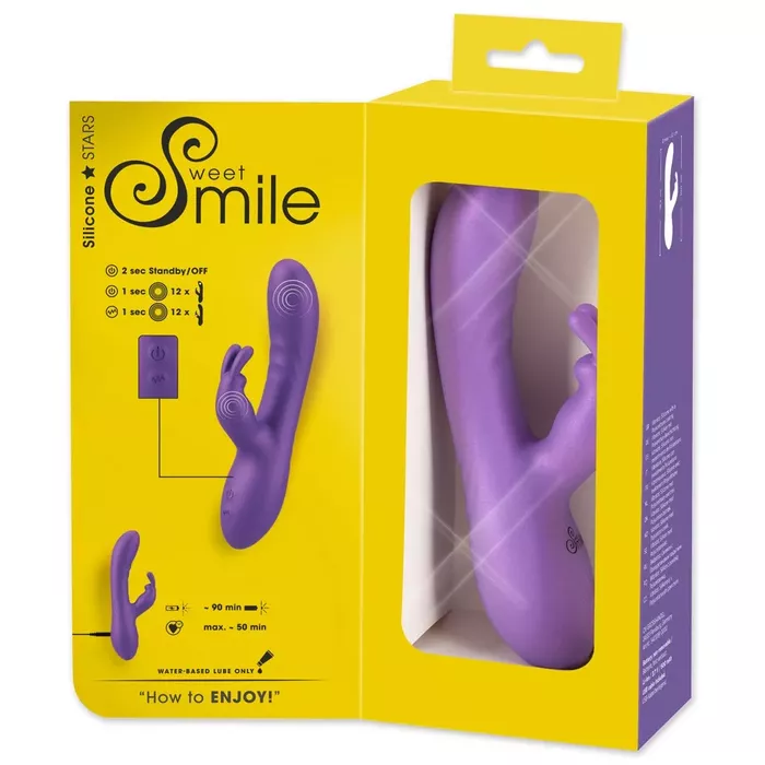 Trusīša vibrators Sweet Smile Flexible — silikons, uzlādējams Photo 12