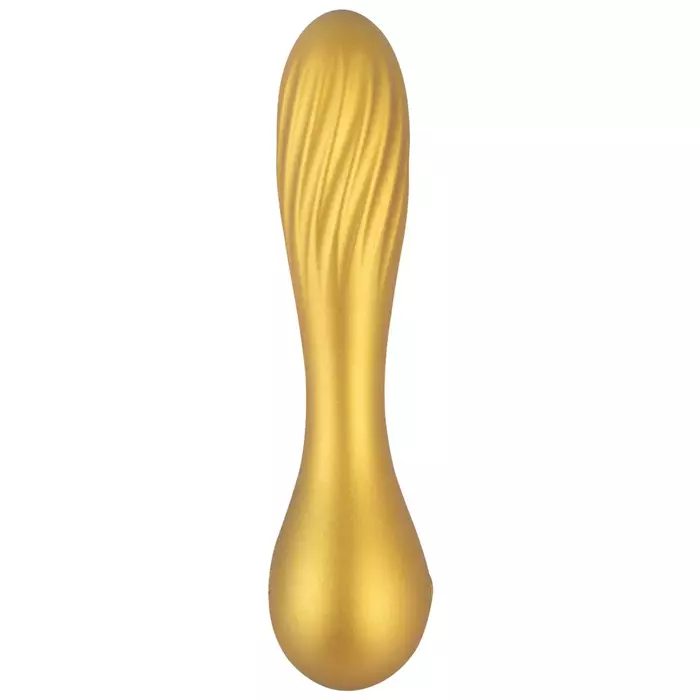Vibrators Sweet Smile Metallic Swirl — silikons, 16 cm Photo 4