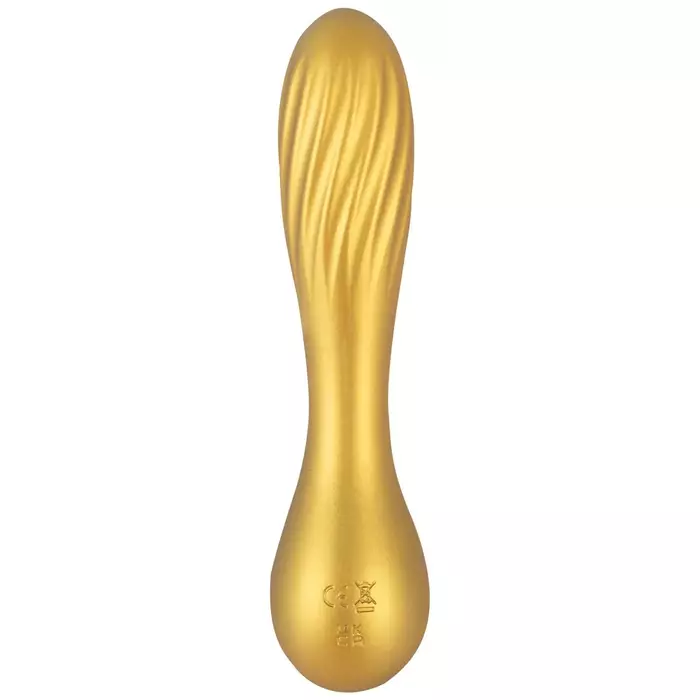 Vibrators Sweet Smile Metallic Swirl — silikons, 16 cm Photo 5