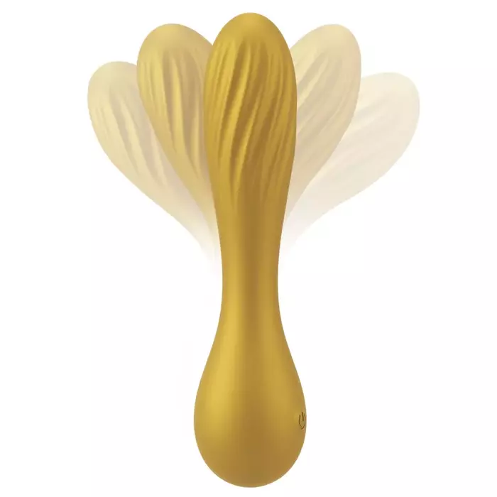 Vibrators Sweet Smile Metallic Swirl — silikons, 16 cm Photo 6